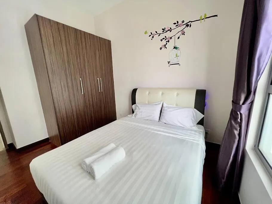 Apartment Melaka Silverscape Stay -3Room/8Pax/55'Tv/Tv-Box